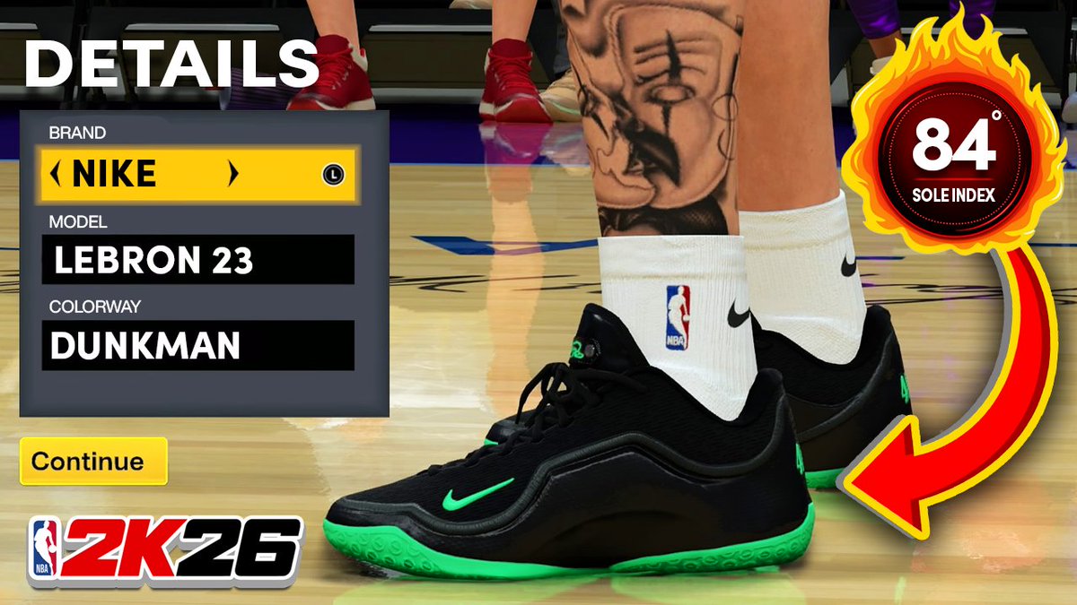 🧪 New Shoe Drop 🧪

Nike LeBron 23 Dunkman

youtu.be/tRjx1ReS1Tg

#thesolelab #solenation #nba2k26 #nba2k #nike #lebron23 #dunkman #lebronjames