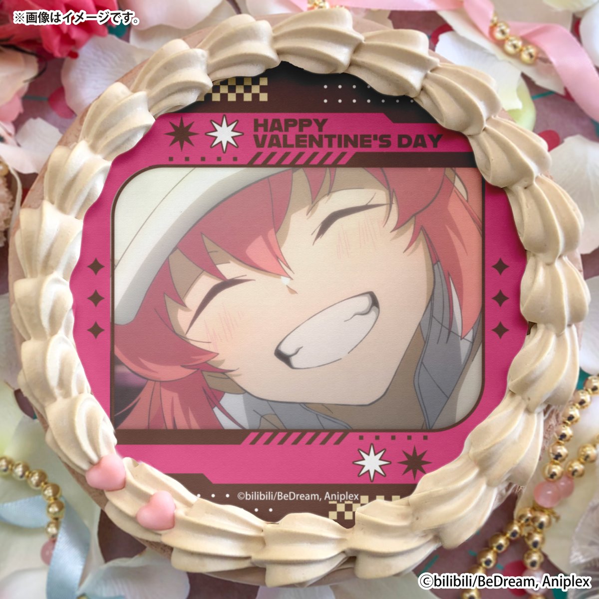 happypriroll's tweet photo. アニメ「TO BE HERO X」

クイーン、ロリ、ラッキーシアンの華やかなバレンタインケーキ＆マカロンが発売決定🍫💕

バレンタインの贈り物やご自宅用にいかがですか♪
購入特典缶バッジ付き🎁

早期ご予約割引も実施中ですのでぜひお見逃しなく！

詳細は⇨https://t.co/bPNUa2z5er

#TOBEHEROX https://t.co/8nqZBEvjy3