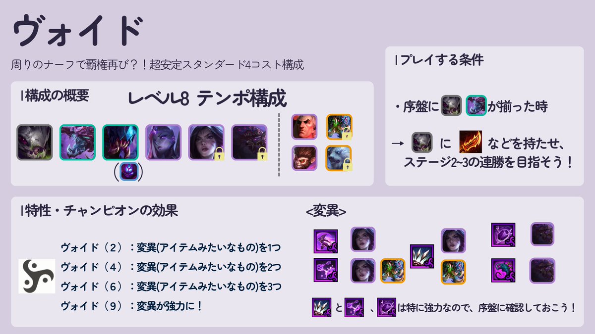 ゆっ着@TFT初心者向け解説 tweet media