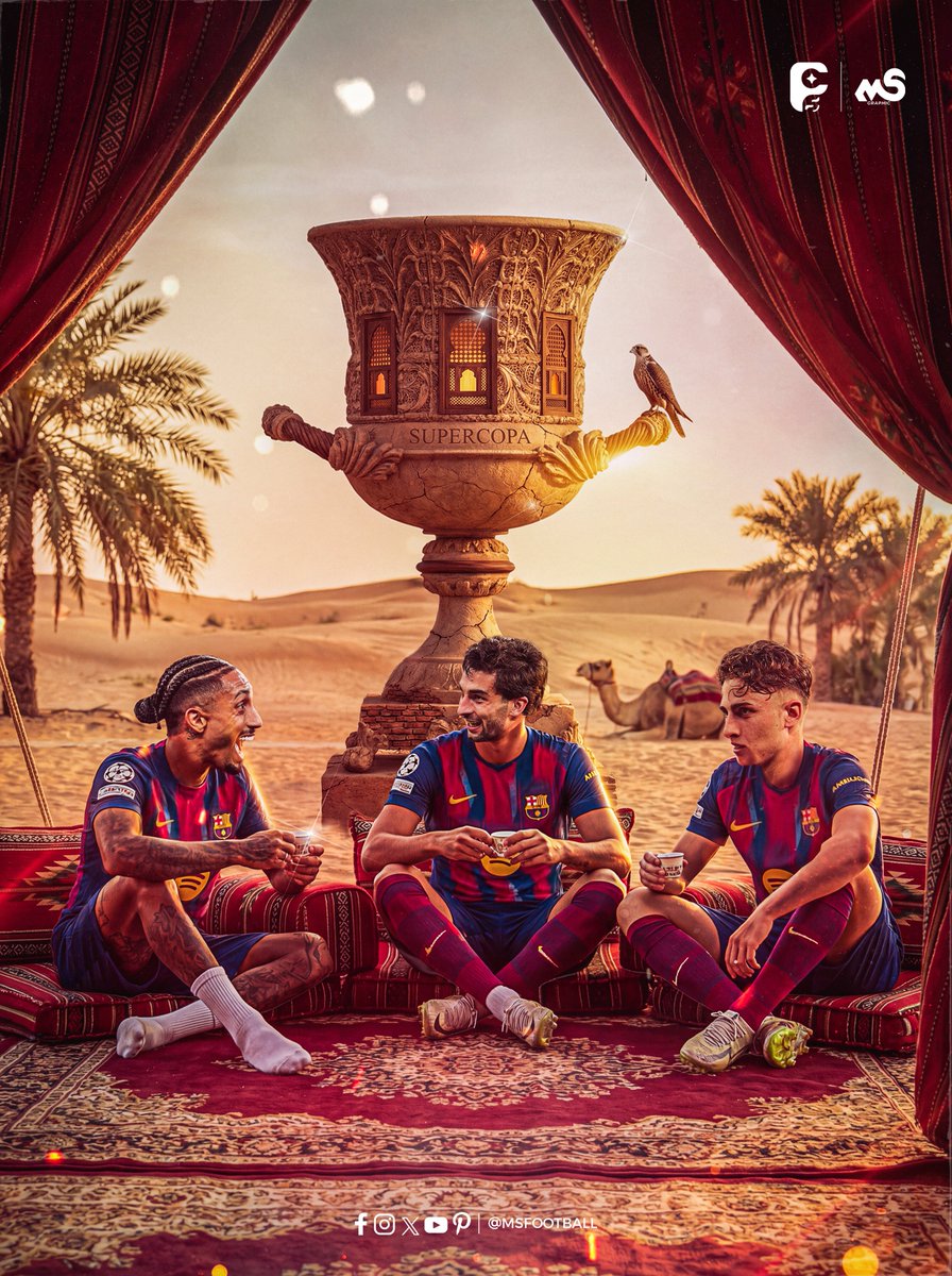 MSFootball12's tweet image. A calm that precedes eternity…
Here, great stories are born 🔴🔵

- Latest Work 😍🎨

#smsports #sportsdesign #footballdesigns #Pedri #raphinha #yamal #lamine_yamal #كأس_السوبر_الإسباني #SupercopaDeEspaña