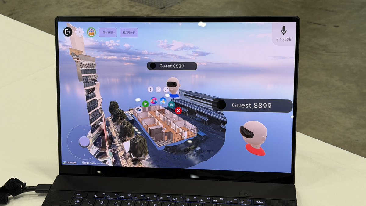 FrameSynthesisJ's tweet image. 東京ビッグサイトで土曜日まで開催のTOKYO DIGICONX、南4ホールでブース出展しています。B2Bの開発案件で、マルチプレイヤー・マルチデバイスのBIMモデル閲覧用MR/VRシステムをデモしています。ぜひお越しください #TOKYODIGICONX