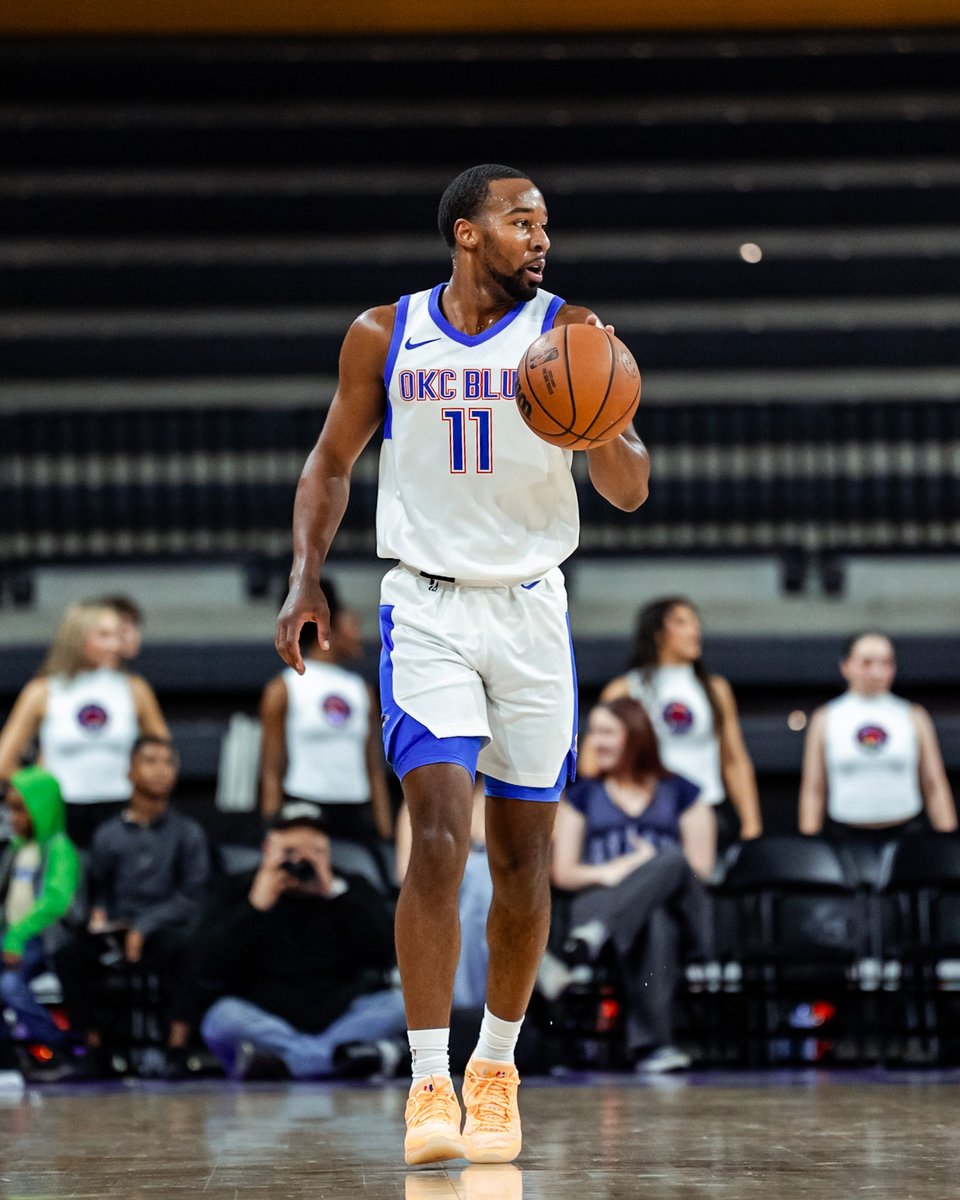 okcblue's tweet image. Thompson had 27 PTS on 52% FG in tonight's match 📊