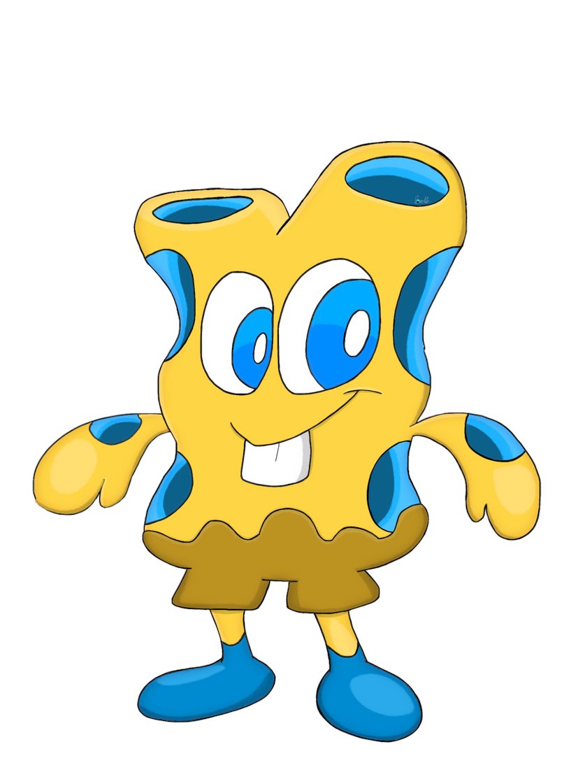 PokeMixelecti's tweet photo. Scrubub  – The Bubble Sponge Pokémon (Water)

Fisquaris – The Bubble Sponge Pokémon (Water)

Poriferfry – The Sponge Chef Pokémon (Water/Fairy)

Inspired by sea sponges (especially the yellow tube sponge Aplysina fistularis), kitchen sponges, and SpongeBob SquarePants. Fisquaris nods to SpongeBob’s karate gloves, nose, and kind, timid personality; Poriferfry reflects his cooking skills.

#Pokemon #fakemon #SpongeBobSquarepants #Nickelodeon