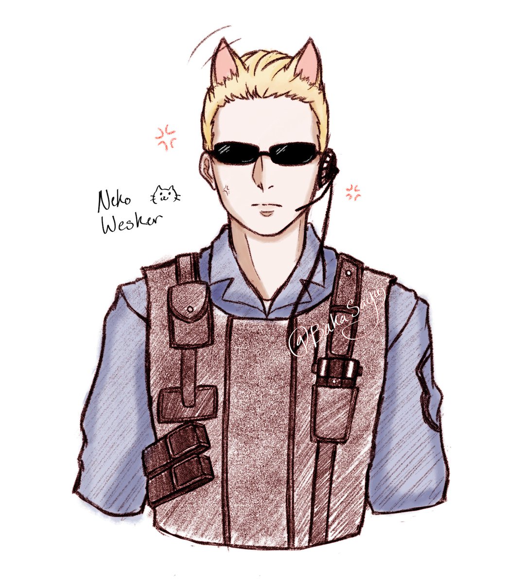 TheBakaSayu's tweet photo. Man tunnels me bc I put cat ears on him for sure https://t.co/jeoCFVZ9iU