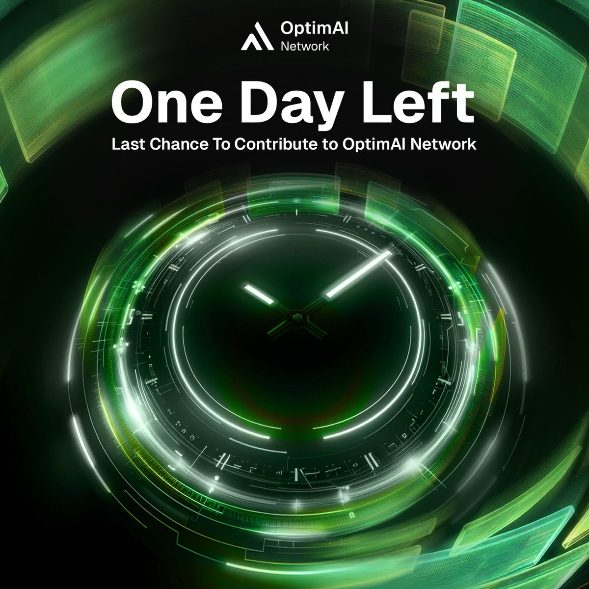 Final 1 Day of the OptimAI Community Challenge!!

This is the last window to submit, push for engagement, and secure rewards.

Valid Submission Checklist
✅ Post on X about your experience with OptimAI Network + OptimAI Agent (optimai.im)
✅ Include OptimAI-generated