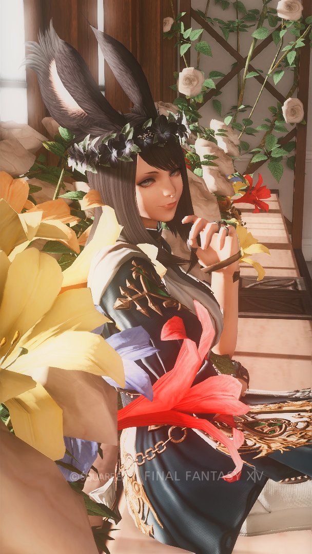 うねら様 おはようございます #水晶群像 #1derViera #うさこ #FF14 #ヴィエラ