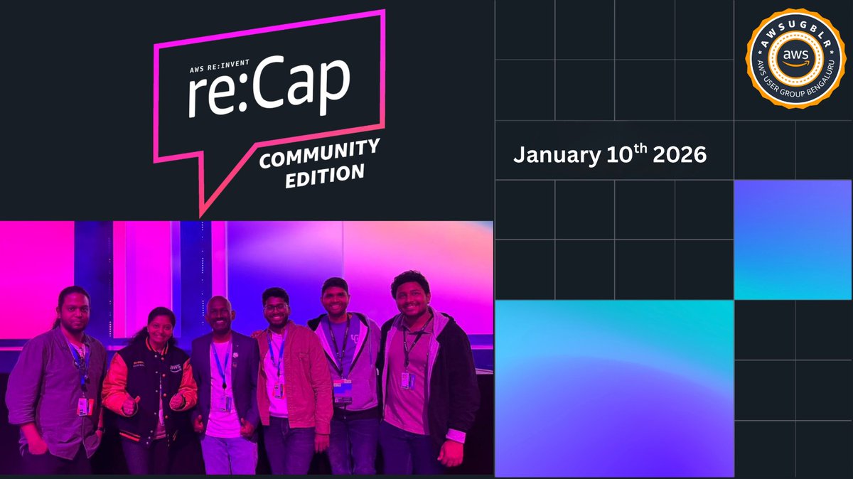 awsugblr tweet media