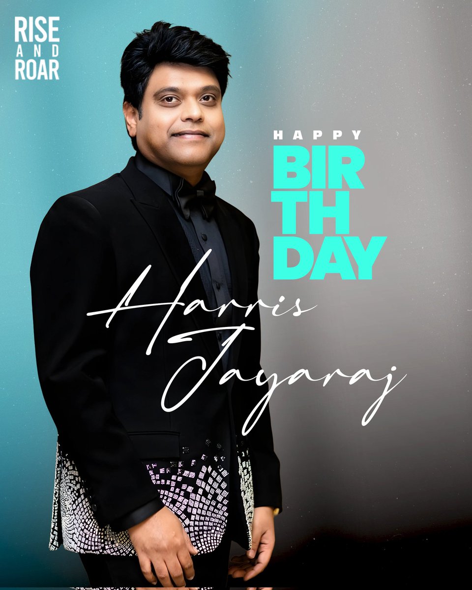 From soul-stirring melodies to chart-topping anthems, thank you for the music ❤️

Happy Birthday <a href="/Jharrisjayaraj/">Harris Jayaraj</a>

— Team #RiseAndRoar

#HappyBirthdayHarrisJayaraj #HBDHarrisJayaraj #HarrisJayaraj