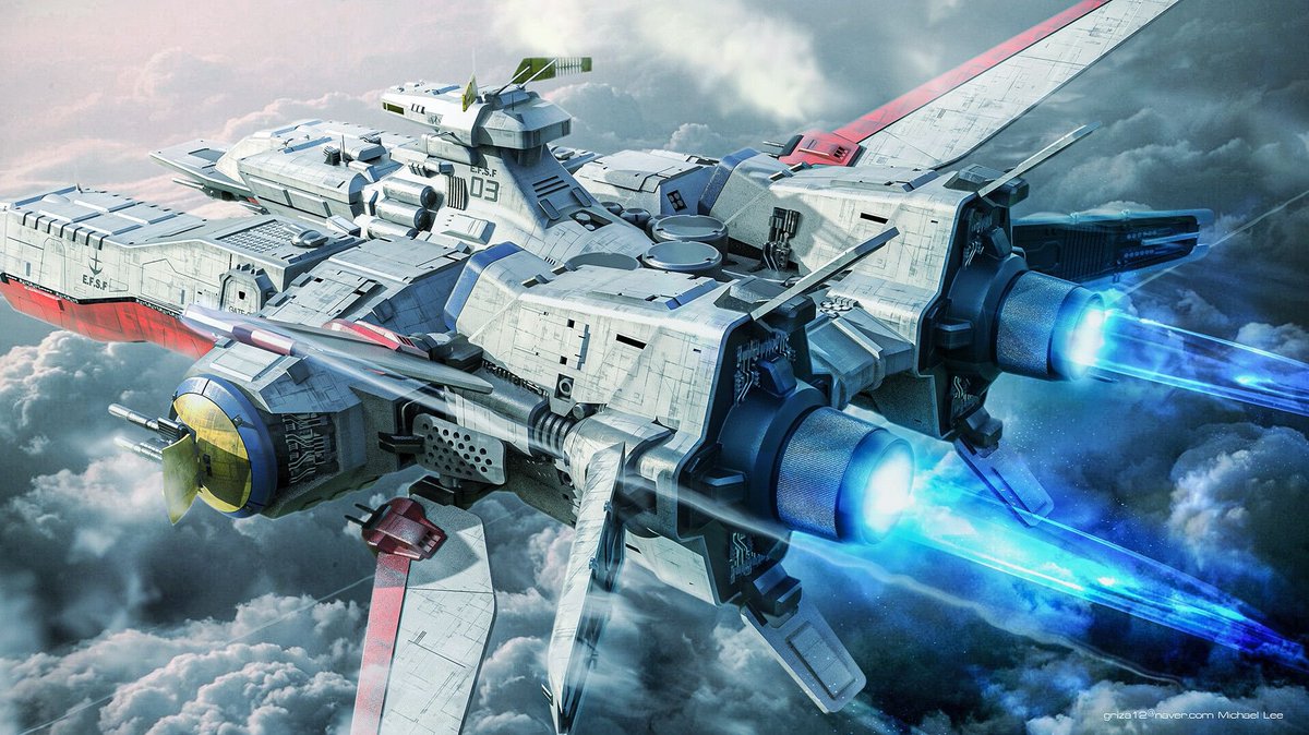 starshipverse's tweet image. Albion, Gundam 0083 Stardust Memory