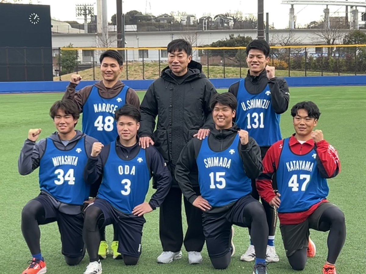 新人合同自主トレが始まりました‼️
相川監督からは「今の気持ちを大事にしてほしい」と訓示も✨
皆さんいい表情です☀️

#tvk_DB
#baystars