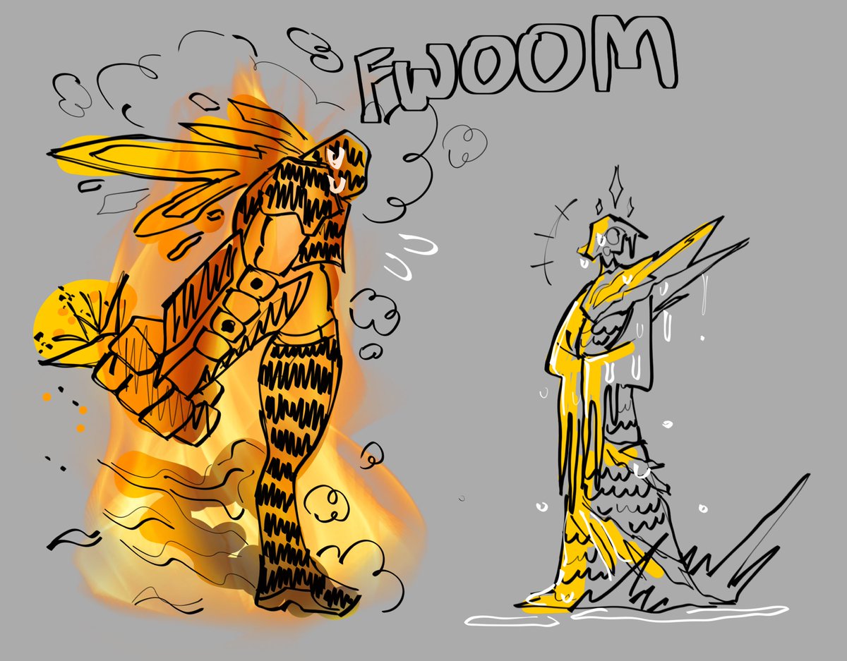 avojunkie's tweet image. magma titan doomfist x frost herald mondatta