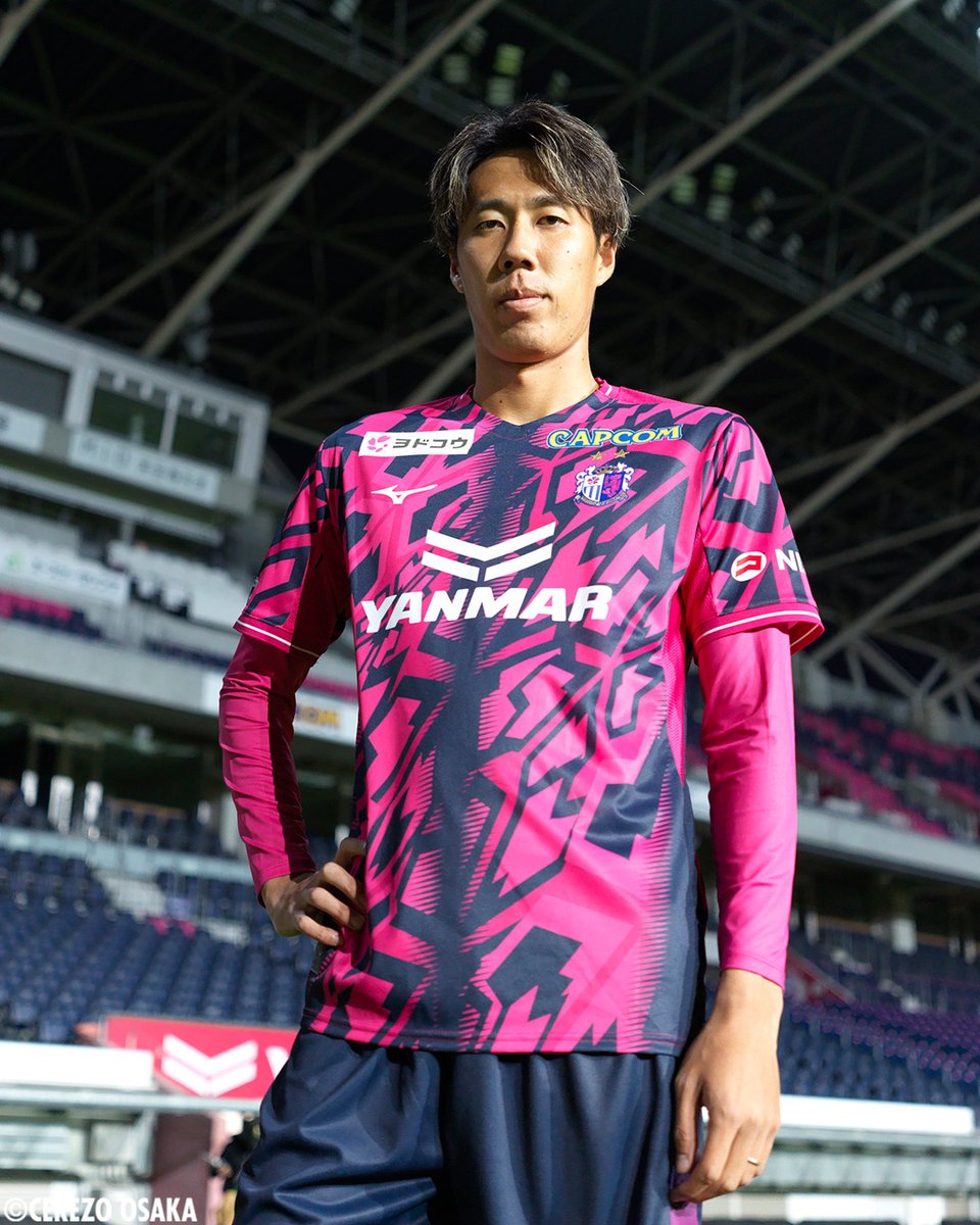 セレッソ大阪　田中駿汰選手ユニフォーム セレッソ大阪 2024 ホーム 半袖レプリカユニフォーム 10.田中駿汰