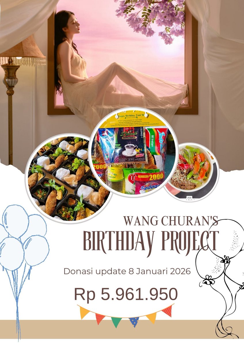wcrprojectid's tweet image. ChuanChuan Calling!!!

Tidak terasa ulang tahun churan kurang dari 2 Minggu lagi, update donasi  untuk saat ini terkumpul Rp 5.961.950,-
Projek masih terus berjalan, support sekecil apapun sangat berarti☺️
Thank you for walking this journey with us❤️

#WangChuran
#王楚然