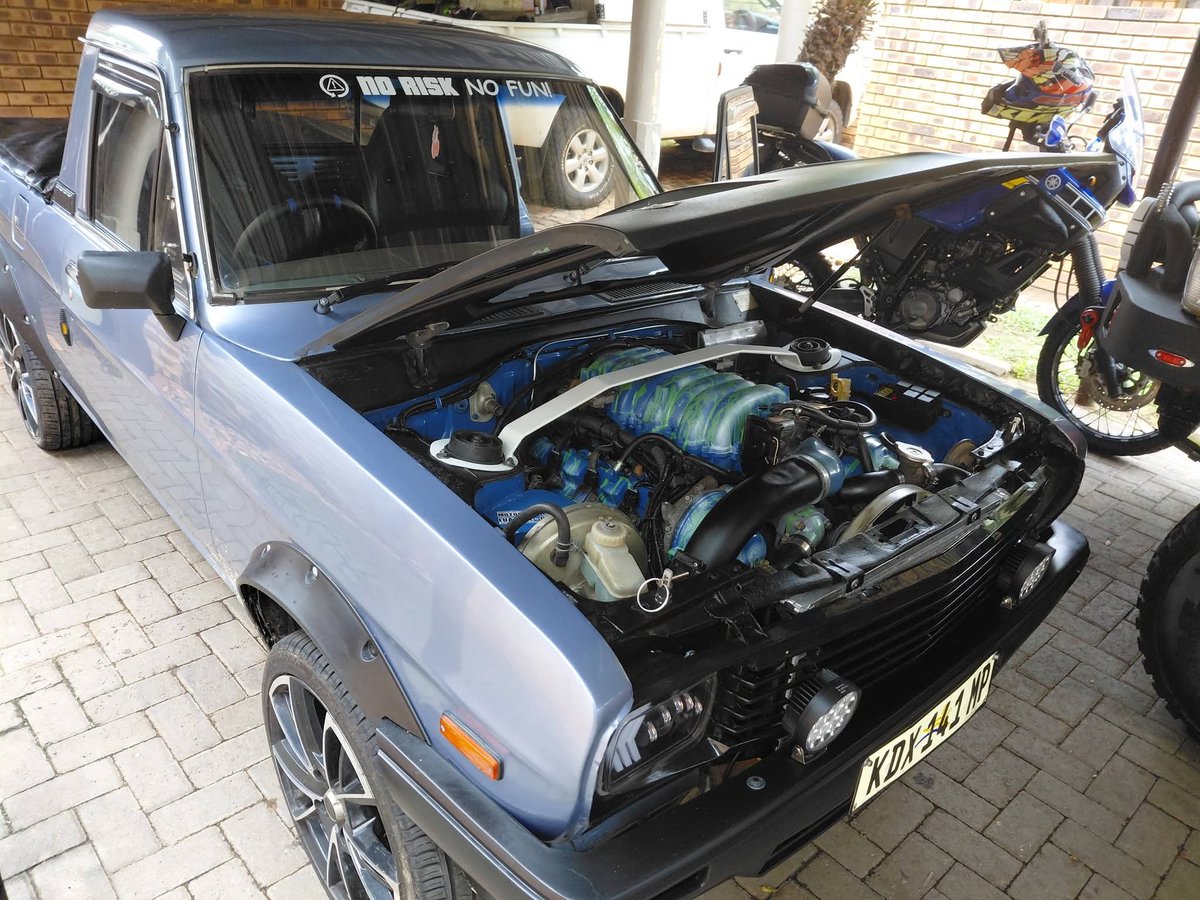 KaleNeyole's tweet image. South Africa is on another level 3uz in Nissan Datsun