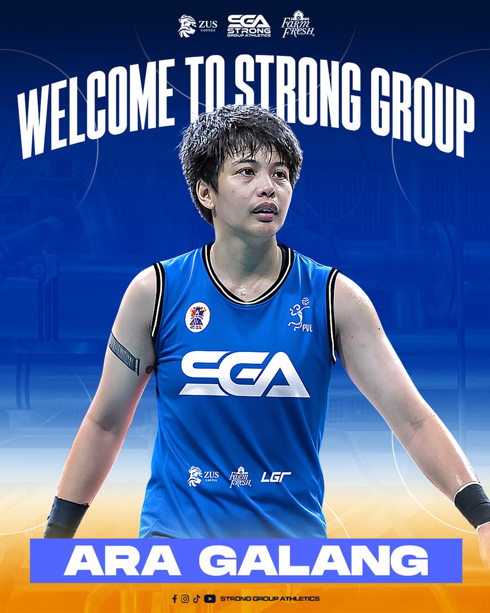 stronggroupathl's tweet photo. BUILT DIFFERENT ๐
All-around excellence, calm under pressure, and a winnerโs mindsetโAra Galang is STRONG!
Welcome to the family, Ara! ๐ช
#StrongerTogether #FarmFreshFierce ๐ฆ #GetZUSsed ๐ฉ๏ธ #PVL2026 https://t.co/KbWKxp2vcD