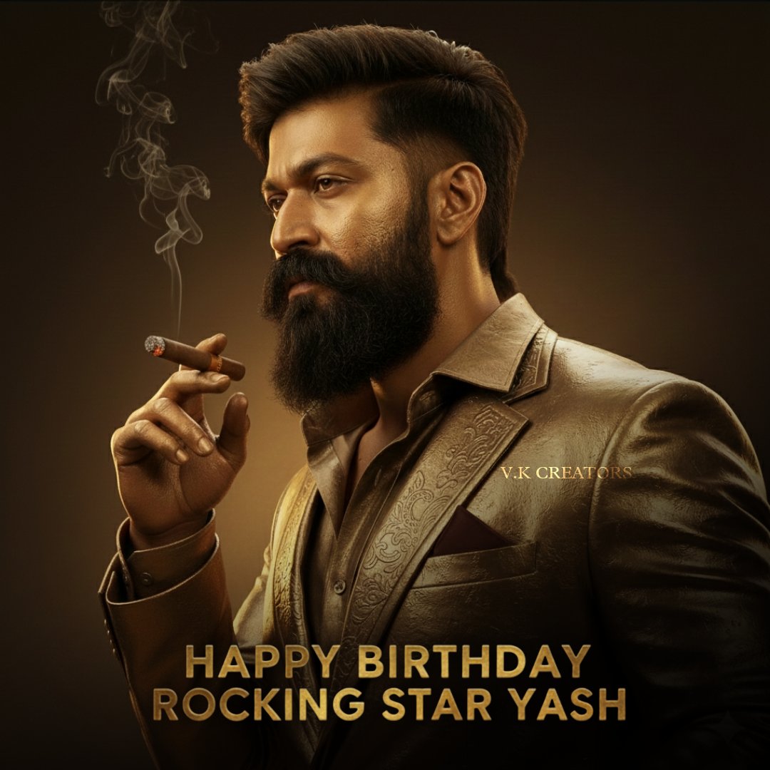 Happy Birthday YASH BOSS 

#HBDRockingStarYash 💥

#YashBOSS <a href="/TheNameisYash/">Yash</a> 
#Yash  #ToxicTheMovie