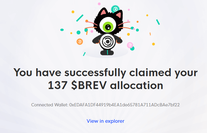 好好好 $BREV 真有啊
claim.brevis.network
快去看看