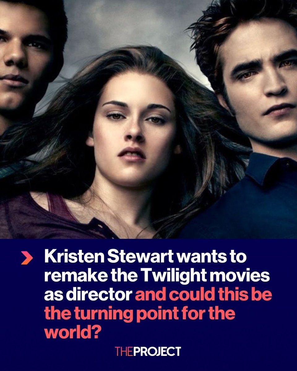 theprojecttv's tweet image. New Twilight movies could save the world.

Change my mind.