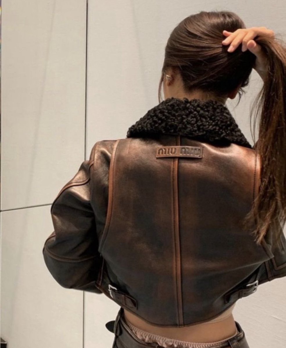miu miu leather jackets