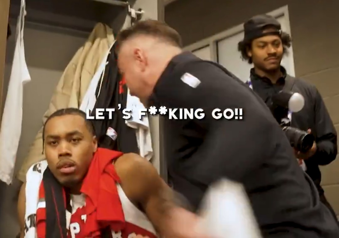 vivekmjacob's tweet image. The way Scottie's been waiting for this moment with Darko 😂😭