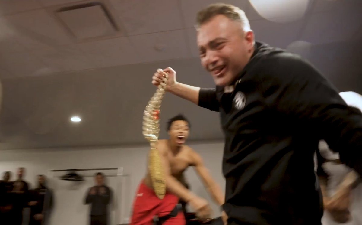 vivekmjacob's tweet image. The way Scottie's been waiting for this moment with Darko 😂😭