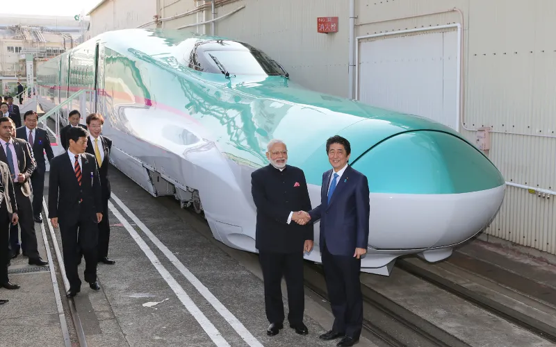The first bullet train will start on 15 August 2027. It will start in  phases. 1. Surat – Bilimora 2. Vapi – Surat 3. Vapi – Ahmedabad 4. Thane –  Ahmedabad 5. Mumbai – Ahmedabad