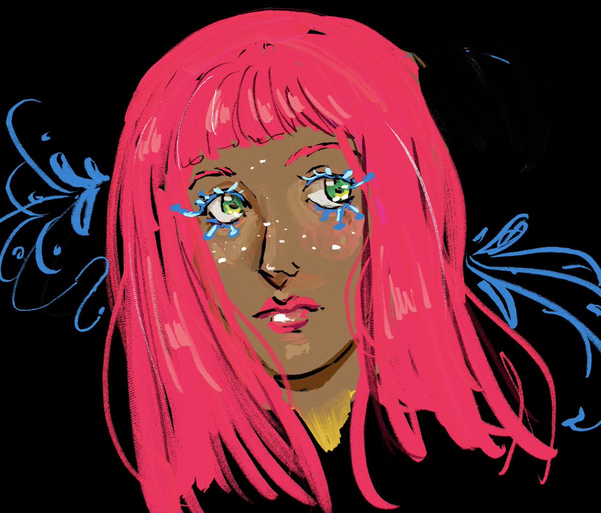 __folil's tweet image. doodle cuz i’ve never used #heavypaint before… #heavyjan