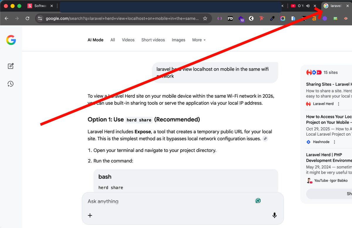 qHameem's tweet photo. Hey @Google @GoogleAI, a little suggestion. When I am using AI in search, maybe show a different favicon that indicates I am using AI and not just plain search? #Gemini #googlegemini https://t.co/1RMbKwZMJH