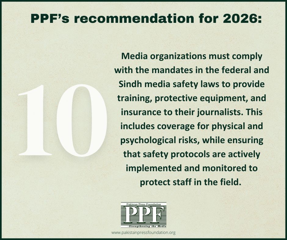 In an environment of growing threats, including threats in online spheres, media organizations should consider the need to provide such training a necessity. 
Read: pakistanpressfoundation.org/ppf-calls-for-…