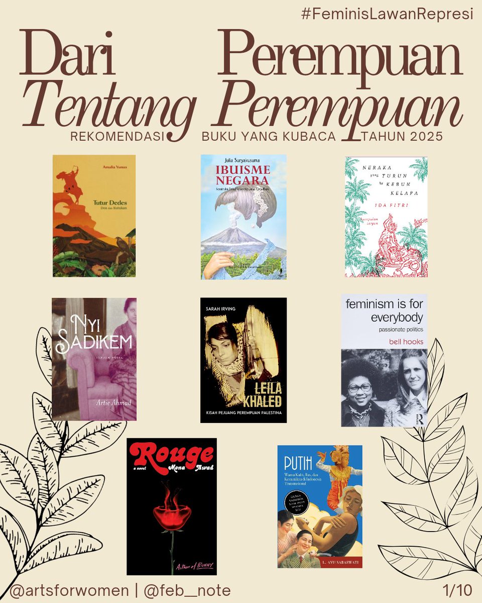 trancenote's tweet image. Rekomendasi buku dari perempuan, tentang perempuan. Sinopsis singkat di posting selanjutnya ⬇️