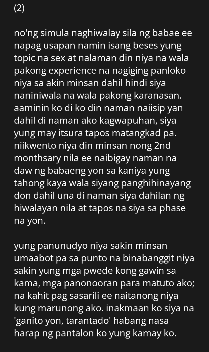 AlterOfan83223's tweet photo. Bagong Katrabaho na Kakahiwalay lang sa Jowa ang Unang Gumising sa Kanya sa Sarap
Pages 1-3
Sender: Left Out Workmate
#ConfessionOfanAlter752
#Officemate #Virgin https://t.co/1mO72rEmAI