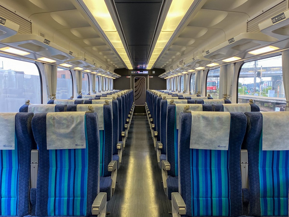 パノラマsuperの車内 #名鉄