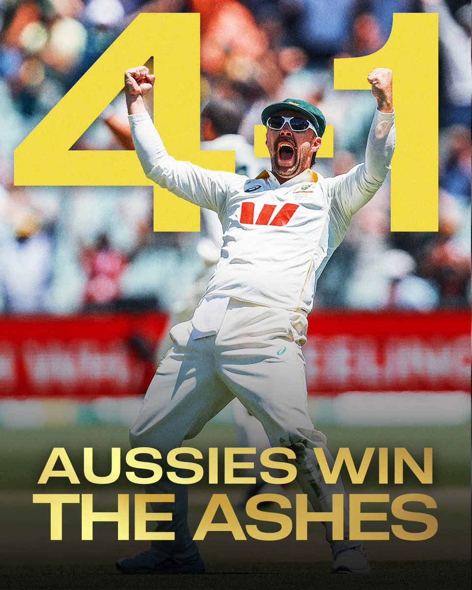 A bloody good Australian team, in fact.

An #Ashes series win to savour!