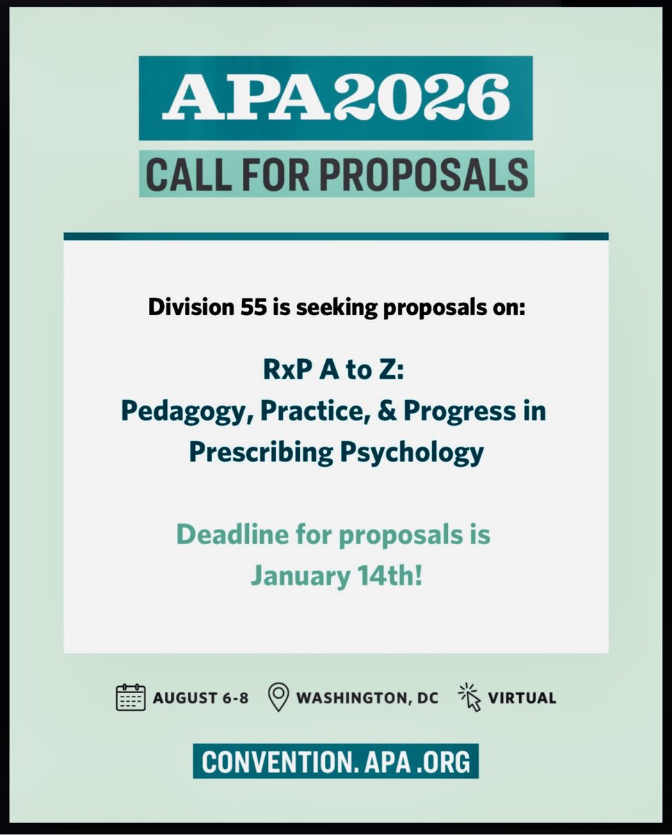 Society for Prescribing Psychology tweet media