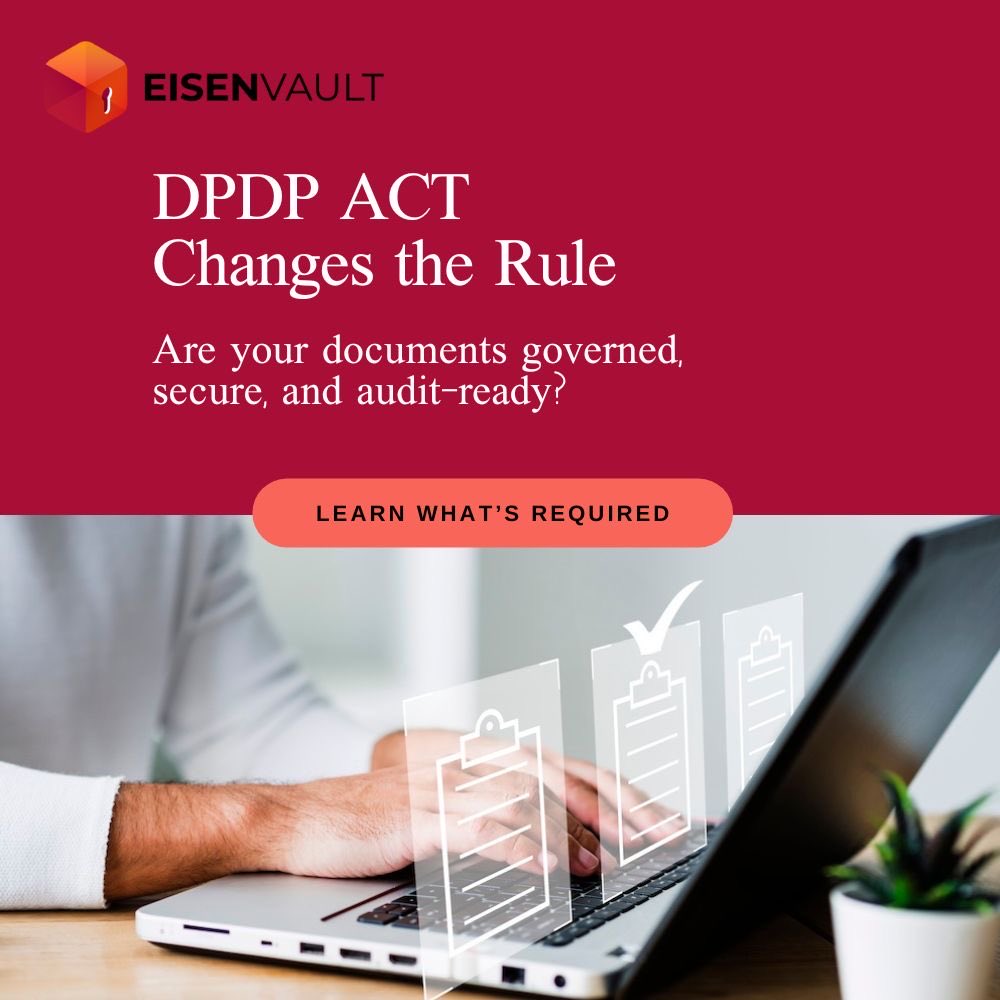 India’s DPDP Act is reshaping how organizations manage data—and documents are at the core. Compliance now demands visibility, control, and accountability, not just policies. Here’s why a compliant DMS is essential:
eisenvault.com/post/the-rise-…
#DPDPAct #DataProtection #DataGovernance