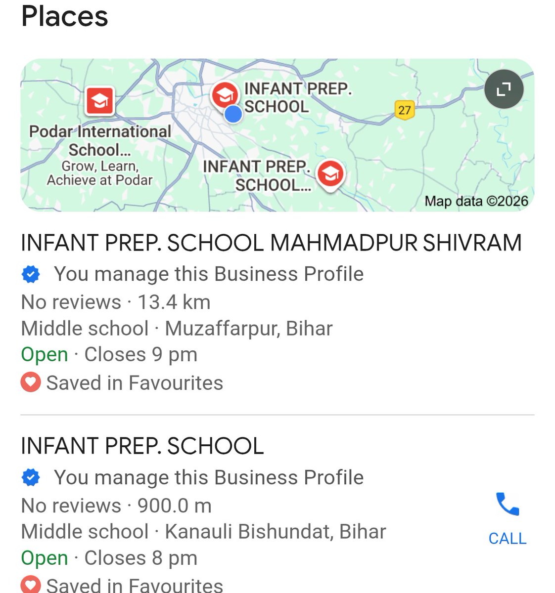 a_pratik23's tweet photo. @GoogleMyBiz I'm unable to add my phone number to one of these 2 businesses. Please resolve the issue I've already filled an appeal multiple times. https://t.co/qWaCw7JGA4