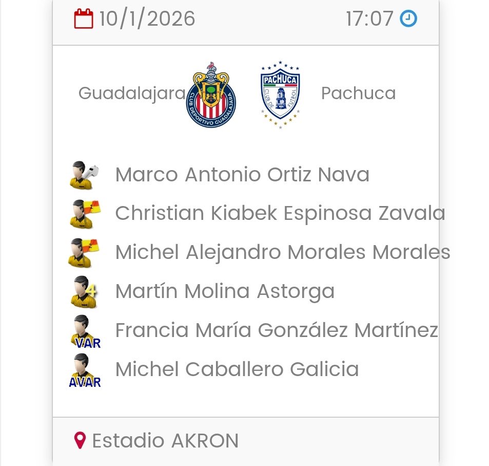 ChivasXtra_'s tweet image. El “gato” Ortiz será el árbitro para el partido contra Pachuca. 

Señal muy clara por parte de la liga: Chivas debe ser perjudicado a toda costa. 🤐