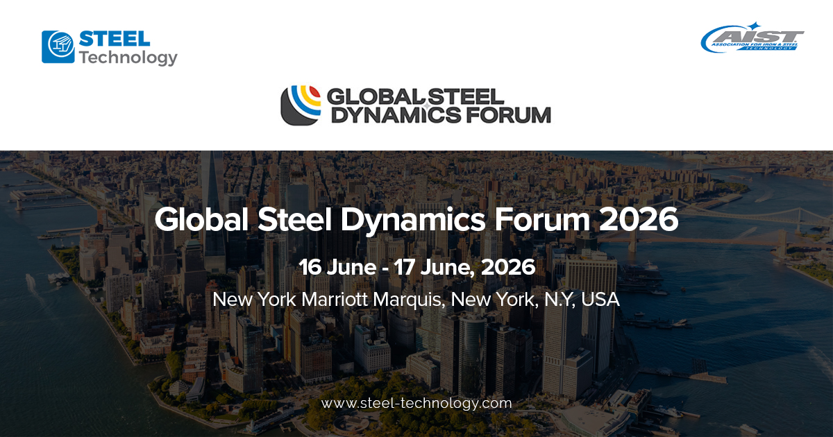 SteelTechnology's tweet image. ⚙️ Global Steel Dynamics Forum 2026 brings together global steel leaders to discuss market dynamics, strategy &amp;amp; future trends.

📅 16–17 June 2026 | 📍 New York, USA

🔗 steel-technology.com/events/global-…

#SteelIndustry #GlobalSteel