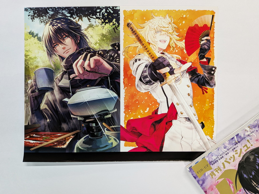 PASH!2月号付録綴じ込みイラストカードは超豪華！ 『刀剣乱舞 あうとど