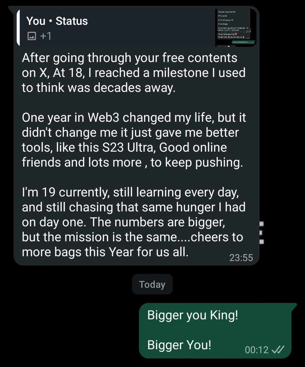 sirkhaycee's tweet image. 67/118 wins 🧵🪡

Frame 1, when I received his dm, I was like... wow! Even till now, I'm still wowed! $18k just by making moves... 

Frame 2, the takeaway here is that this lad is just 19...

Frame 3 &amp;amp; Frame 4, the art of web3 business.

Burst your head even more? Open thread...