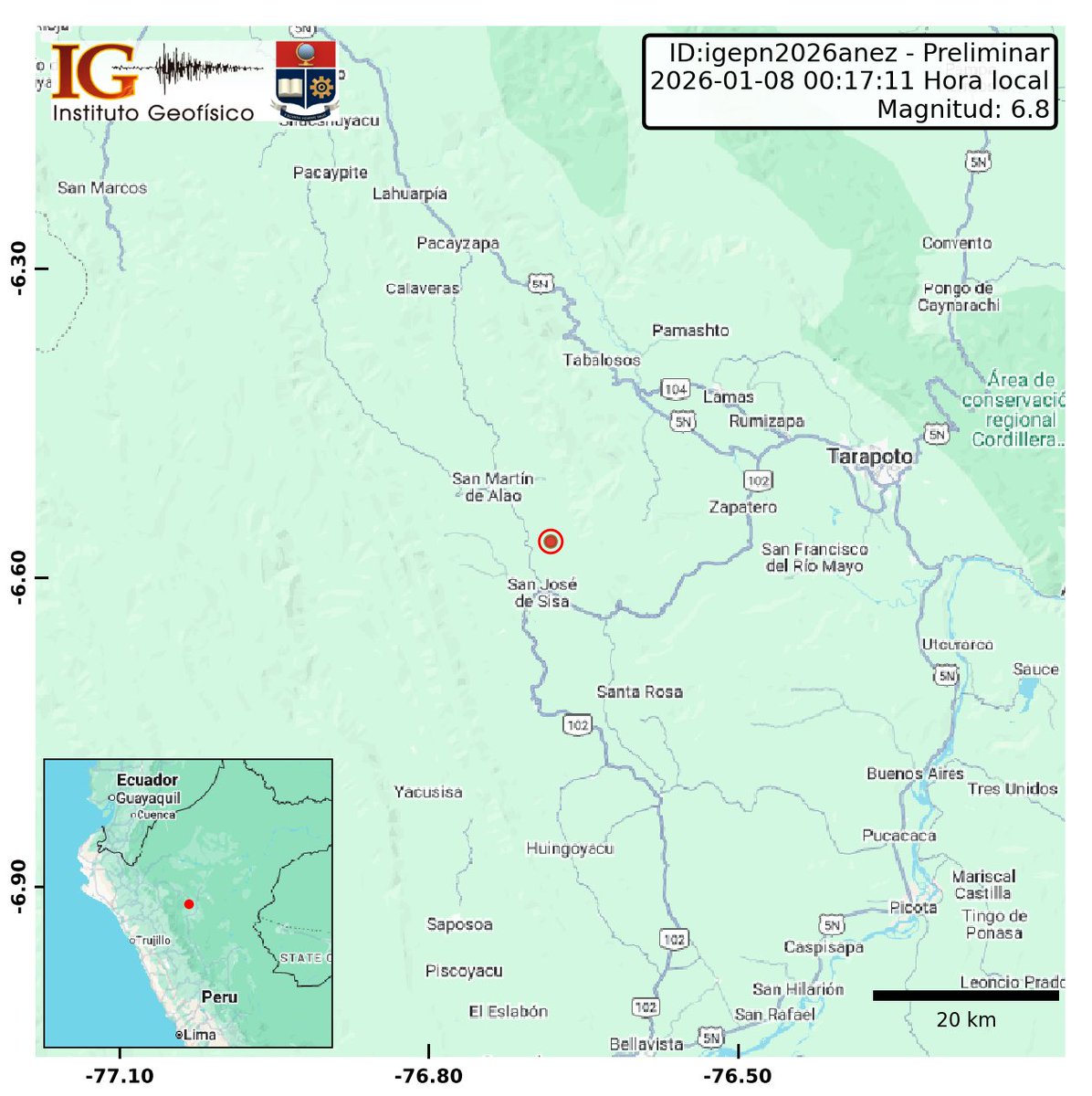 Instituto Geofísico tweet media