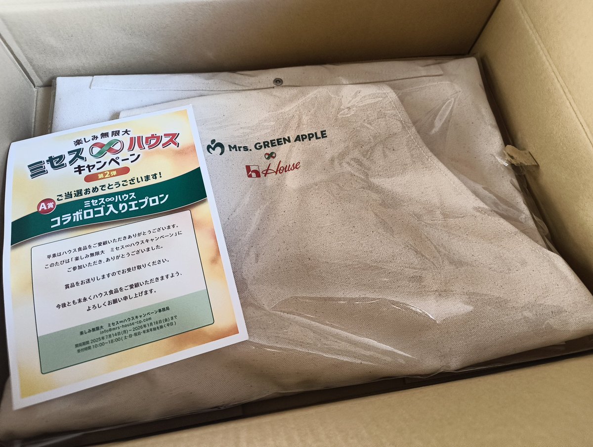 Mrs. GREEN APPLE ハウス エプロン ミセス ミセスグリーンアップル