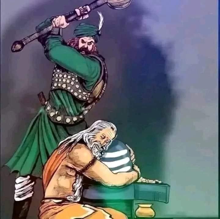 🔥जब सोमनाथ के मंदिर को वि ध्वंस करने के लिए मोहम्मद गजनवी सोमनाथ पहुंचा तो वहां के राजगुरु आचार्य ब्रह्मभट्ट ने राजा से कहा कि एक राजा विष्णु का अवतार होता है और मैं इस ज्योतिर्लिंग शिवलिंग की ज्योति आपके शरीर में प्रत्यारोपित करता हूँ...

उसके पश्चात आचार्य ने राजा को वहां से