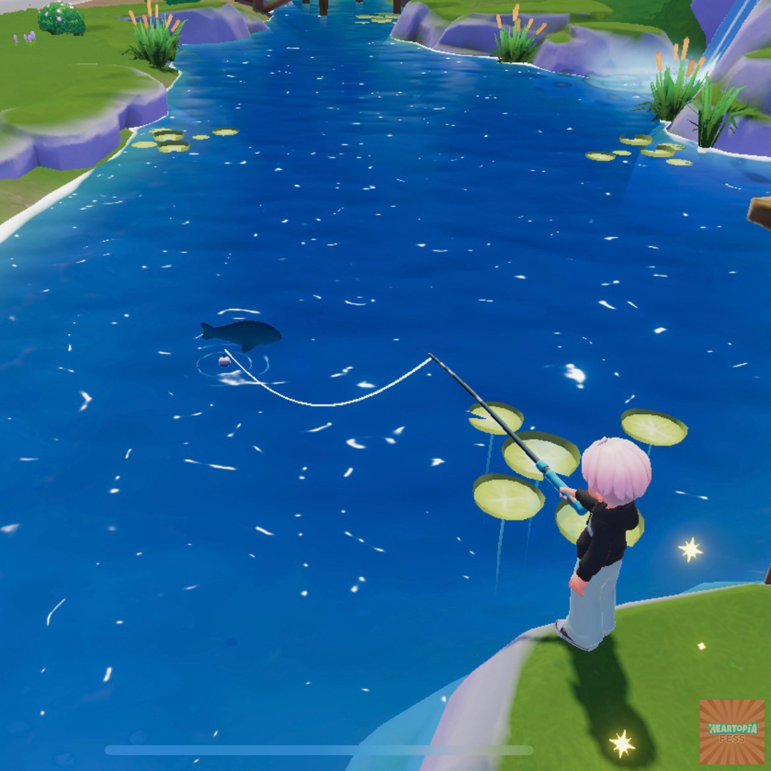 heartopia_fess's tweet image. ❤️ pindah dri fish it kesini tetep aja disuruh mancing 😭😭😭