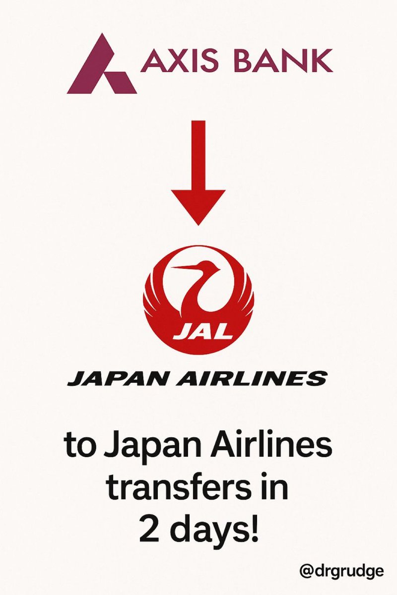 🚨 Axis to Japan Airlines takes ~2 days for transfer!

We had done a transfer a couple of months back and got within 2 days.

Have again done today to take advantage of this incredible 30% award discount offer.

Will report back exactly when we receive the miles.