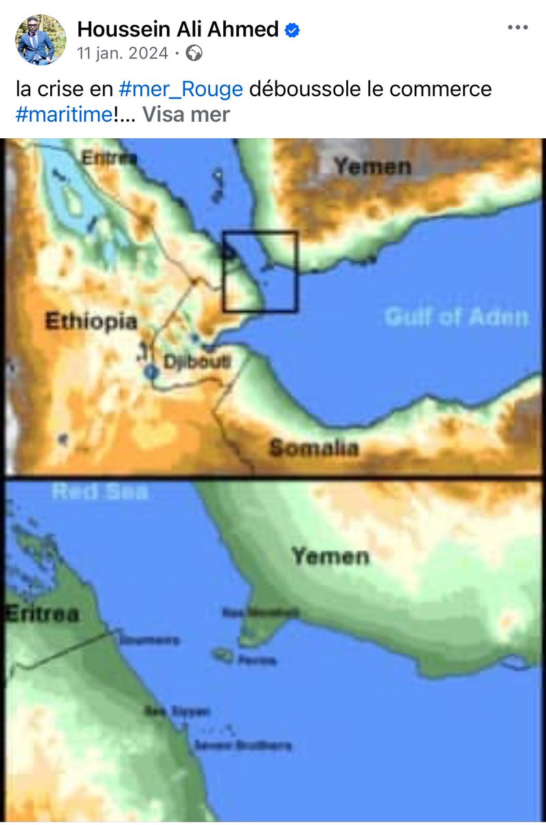 gortaque's tweet image. J’avais #recommandé aux autorités de Djibouti, ainsi qu’au ministère des Affaires étrangères et de la Coopération — à l’époque où Mahmoud Youssouf en était le ministre — d’adopter une stratégie politique active #concernant la mer Rouge.

Je leur avais #expliqué que cette zone