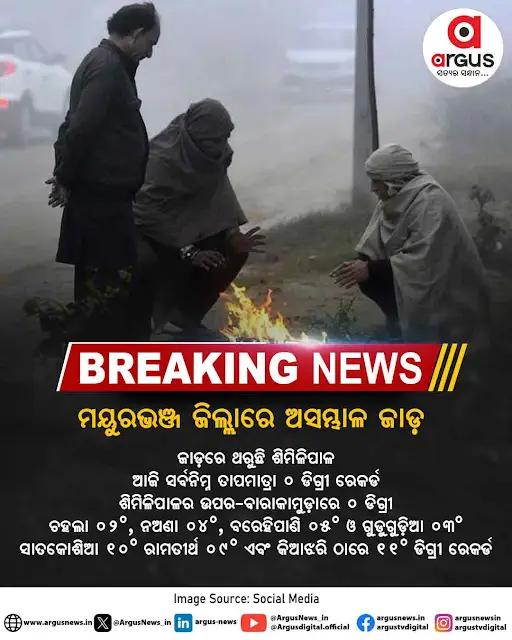 ArgusNews_in's tweet photo. Breaking News: ମୟୁରଭଞ୍ଜ ଜିଲ୍ଲାରେ ଅସମ୍ଭାଳ ଭିଡ
#ArgusDigital #ArgusStaticPost #ArgusUpdate #BreakingNews #Coldwave #Mayurbhanj https://t.co/OvLD5ayVKo