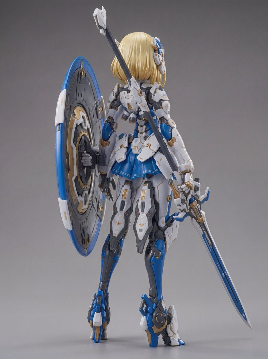 KNIGHT MECHA GIRL No.179 Blaue Direktive 1/7スケールプラモデル 材