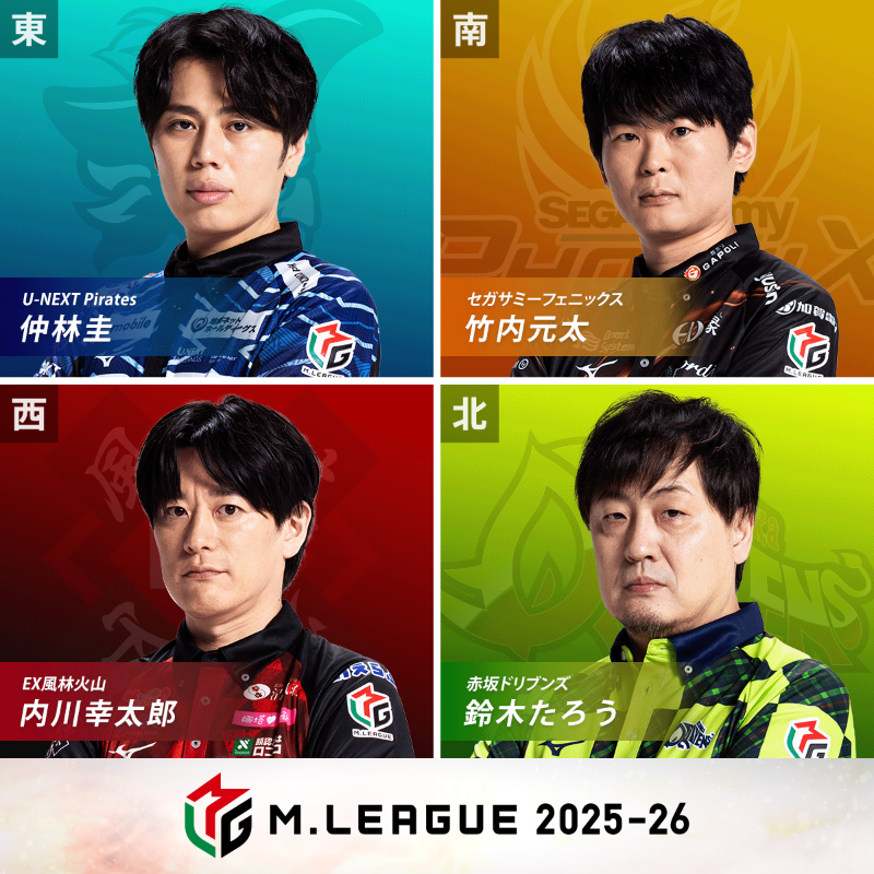 大和証券 #Mリーグ 2025-26 1/8(木) レギュラーシーズン 63日目/108日