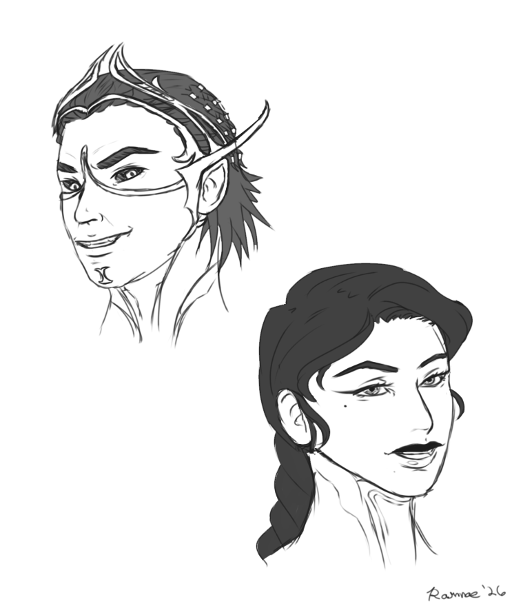 #warframe #roathe #roathedrifter I haven't gotten to the point where they're officially dating yet (I had to reset :<) but I've already got thoughts and ideas in my head that I wanna draw. He's a very interesting character to interact with, I can't wait to see how things end!